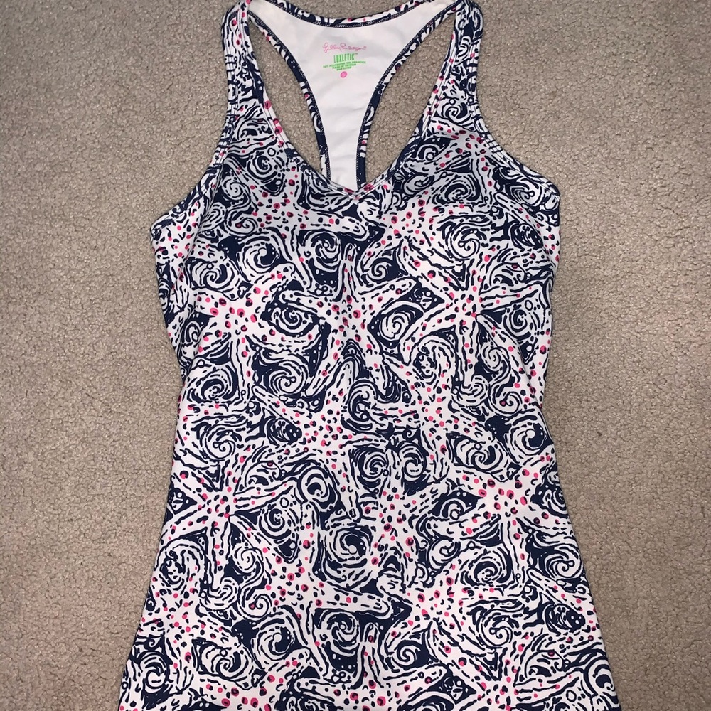 Lilly Pulitzer Racerback Tank (with built in bra)